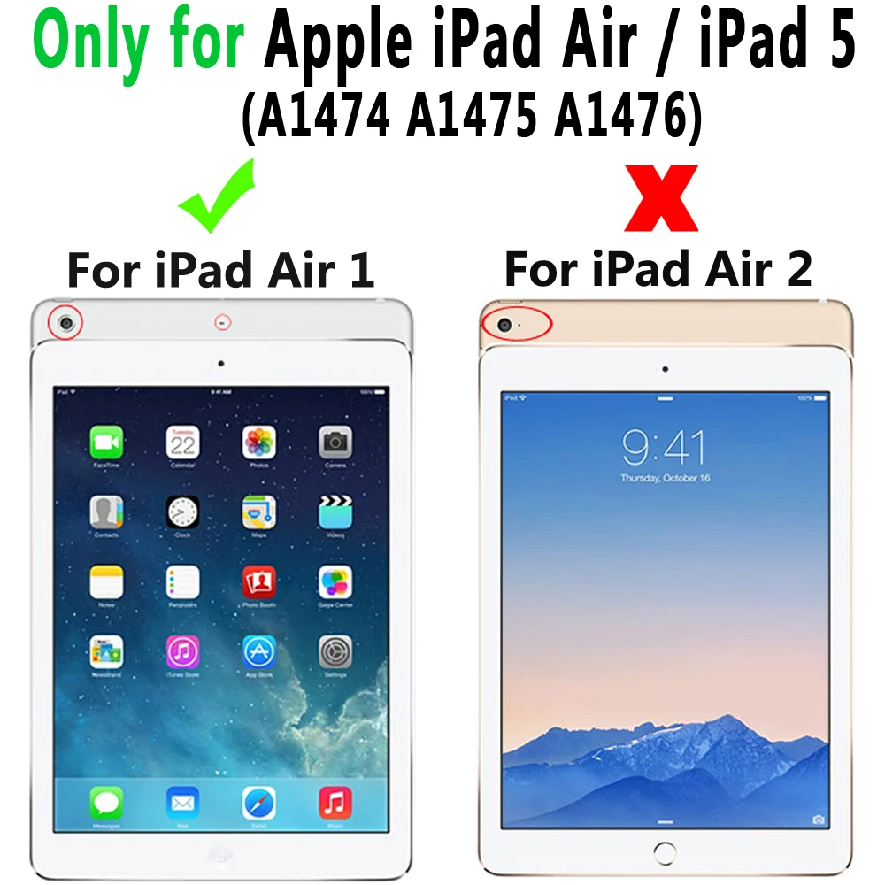 2 в 1 противоударный защитный силиконовый чехол с рисунком Hyun для Apple iPad Air 5 9 7 +
