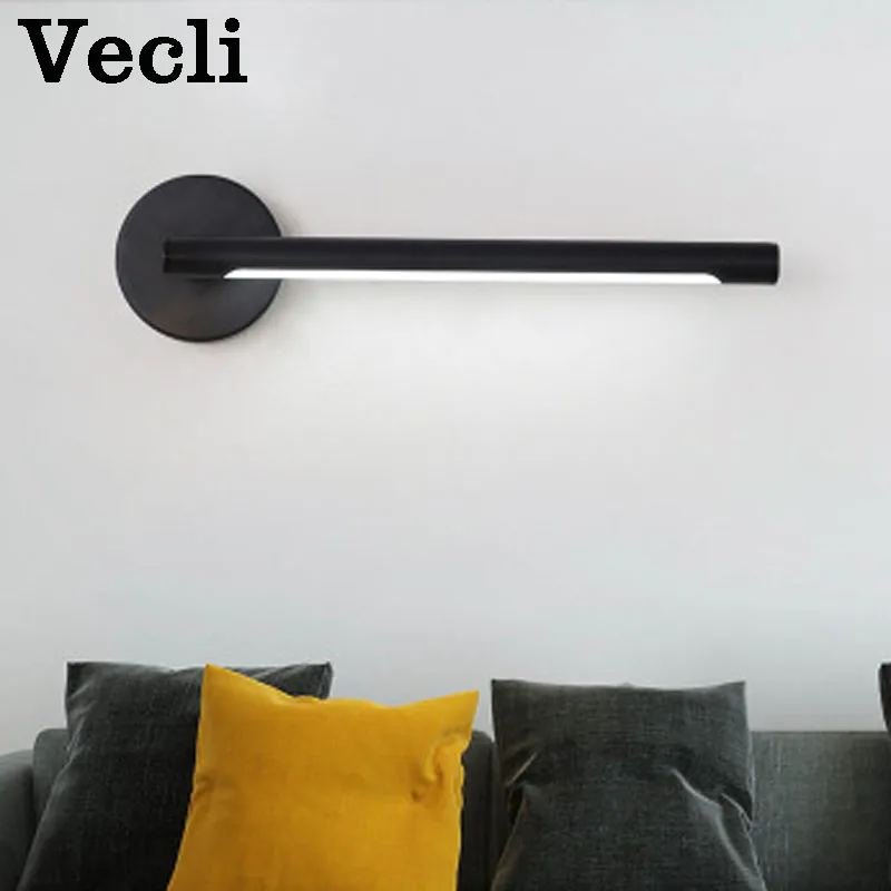 

Mirror front lighting fixtures led waterproof anti-fog bathroom study wall lamp rotatable lights