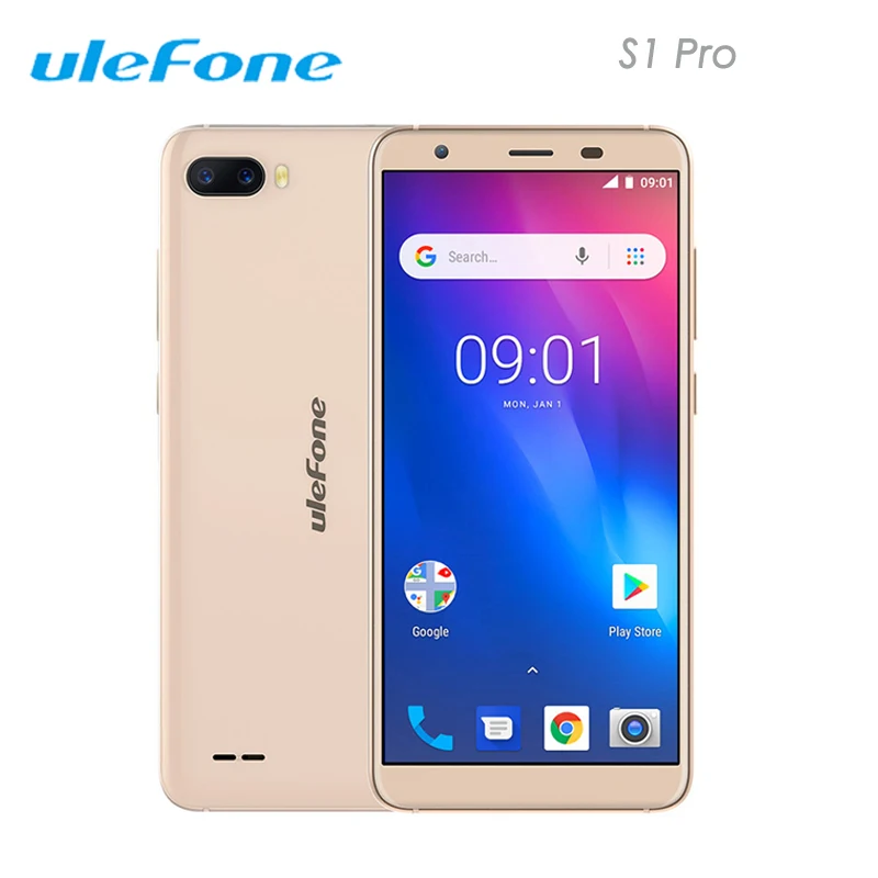 Чехол накладка Ulefone S1 Pro мобильного телефона Android 8 1 4G 5 дюйма 18:9 MTK6739 4 ядра ГБ