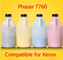 Free Shipping Compatible for xerox phaser 7760 Chemical Color Toner Powder printer color powder 4KG