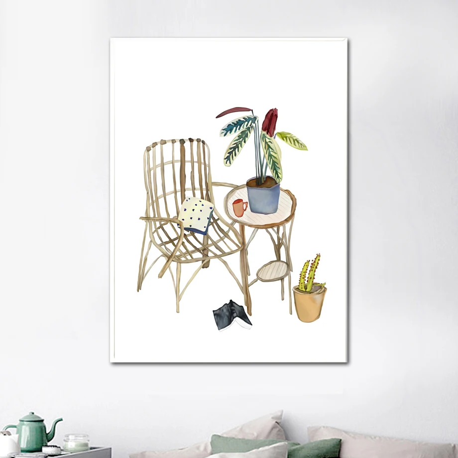 Cooking-Cate-Nordic-Posters-And-Prints-Wall-Art-Canvas-Painting-Scandinavian-Wall-Pictures-For-Kitchen-Dining (2)