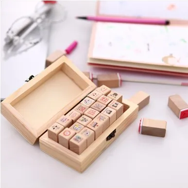 BF040 Cute cartoon seal diary fashion stamps Schoo...