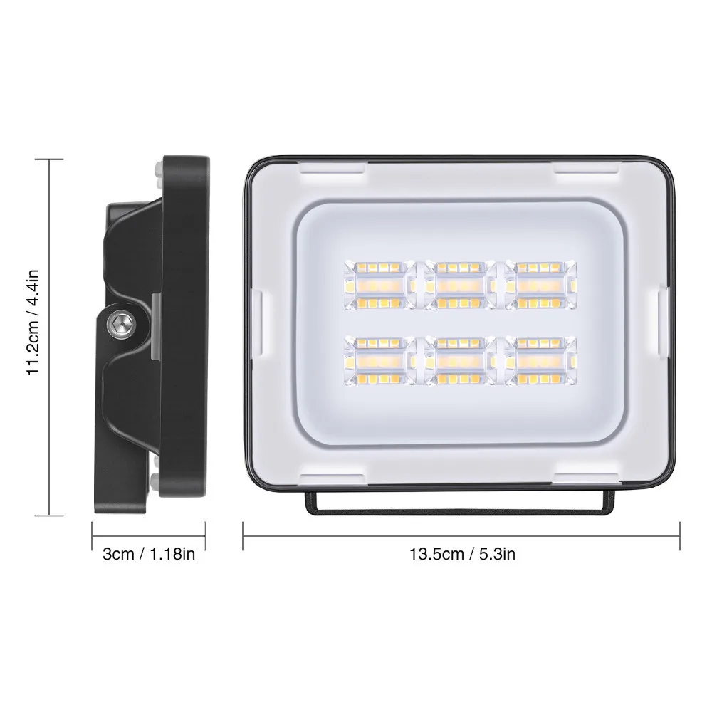 5 штук 20 W Светодиодный свет потока 220-240 V 2400LM 24 светодиодный SMD2835 Водонепроницаемый прожектор для наружного светодиодный уличный садовый