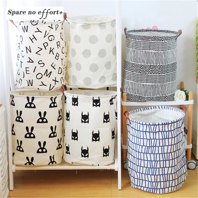 Laundry Basket Dirty Cloth Cartoon Castle Baby Clothes Baskets