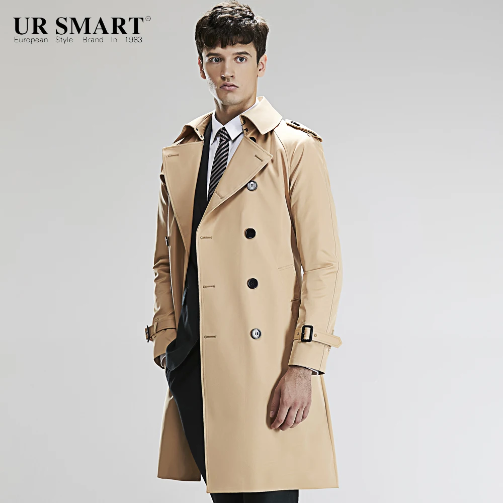 West London URSMART authentic double breasted men's