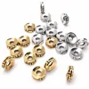 Round Antique Gold Silver Plated  3x7mm Loose Beads Rondelle Spacer Beads for women jewelry making ► Photo 2/6