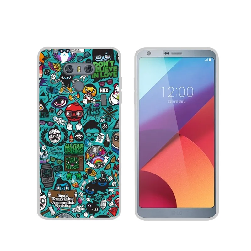 Yiks чехол для LG G3 G4 G5 G6 G7 K7 K8 K10 Nexus 5X X Мощность 2 3 Q6 Q7 корпус чехол для телефона из мягкого силикона ТПУ с рисунком Капа чехол для телефона чехол