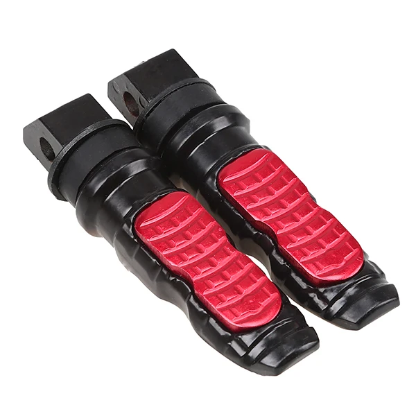 POSSBAY 8MM Hole Universal Passenger Rear Motorcycle Foot Pegs Footrest for Motocross Dirt Bike