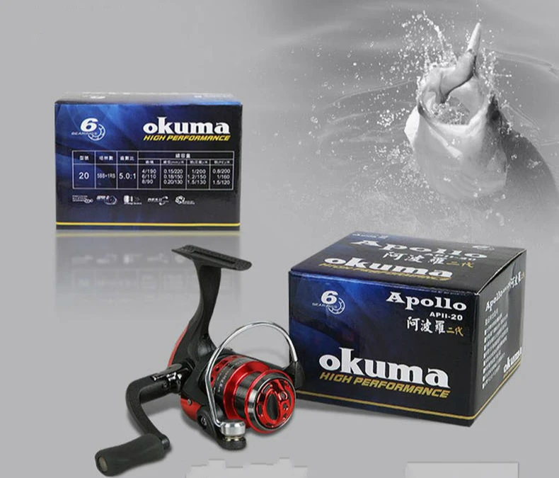 Рыболовная катушка OKUMA Apollo для спиннинга с металлической спиннинговой катушкой