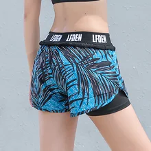 Женские шорты для йоги удобная, сухая, дышащая внутренняя подкладка анти-легкая спортивная Беговая безопасность Женская сетка