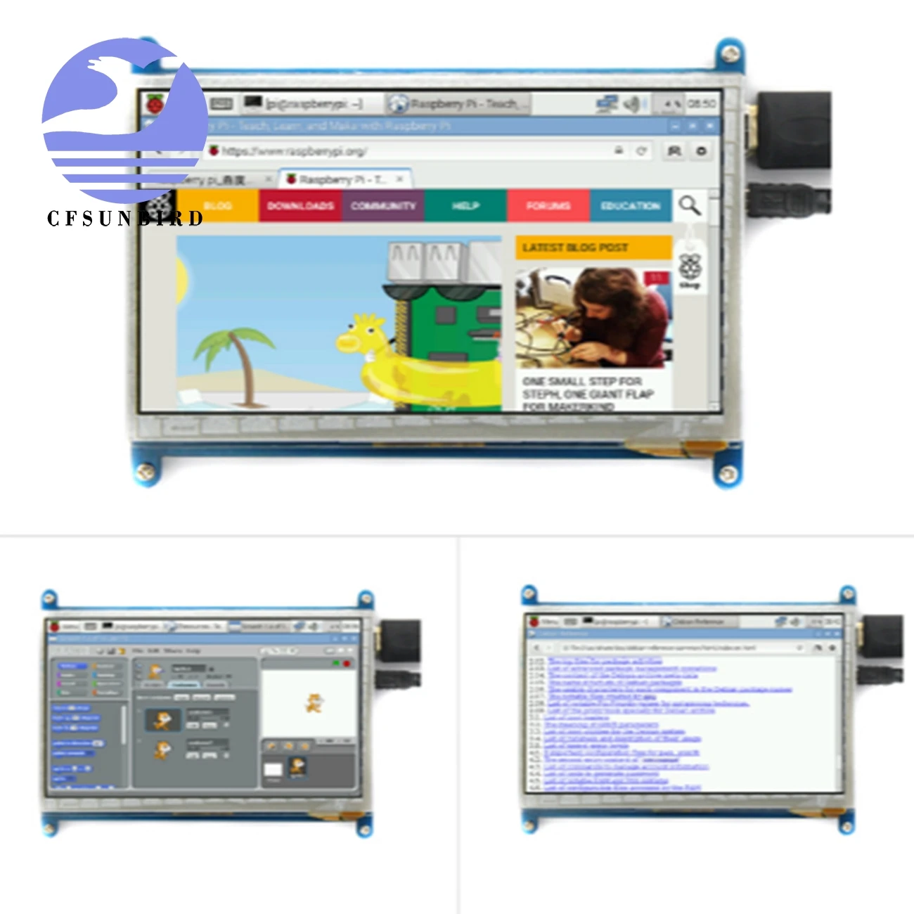 Raspberry pi 3,2/3,5/5/7 дюймов сенсорный экран ЖК-дисплей дисплейный модуль Поддержка Raspberry Pi 2/3 B