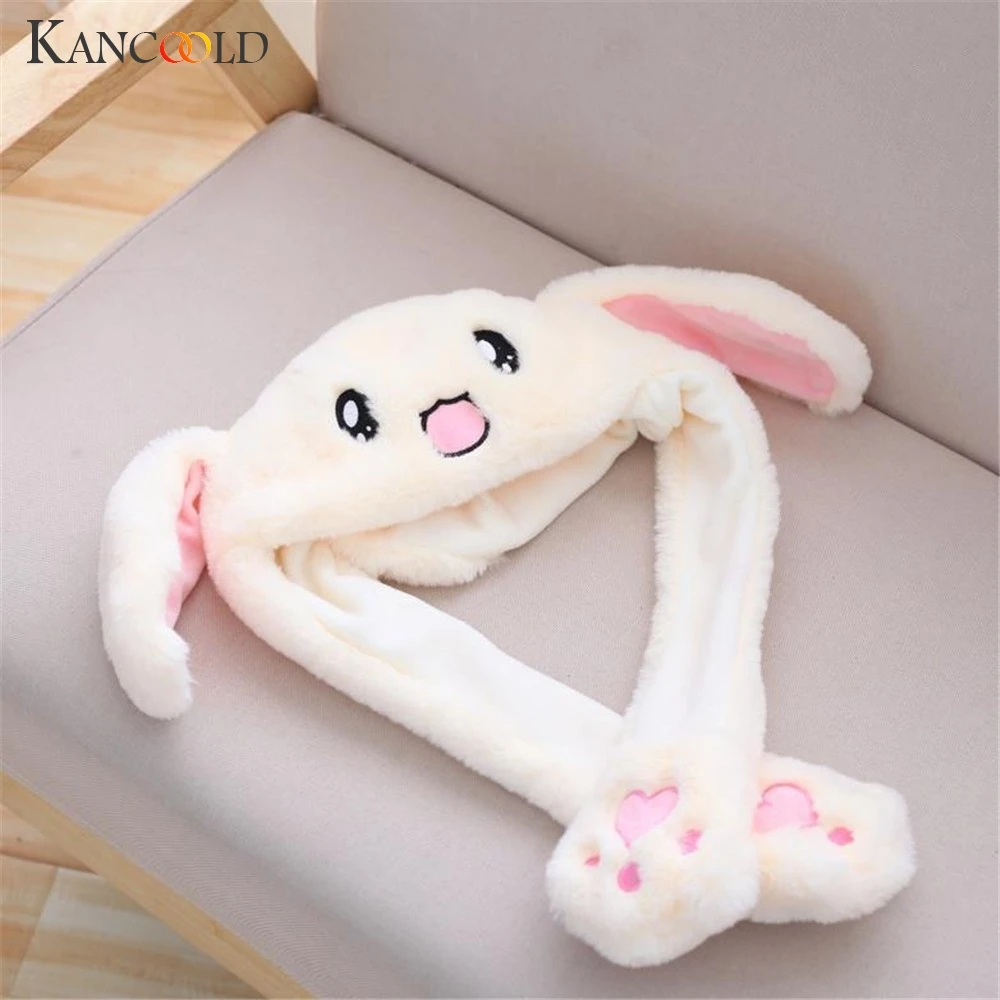 

KANCOOLD Hat woman Cute Rabbit Ear Hat Can Move Airbag Magnet Cap Plush Gift Dance Toy high quality hat woman 2018NOV14