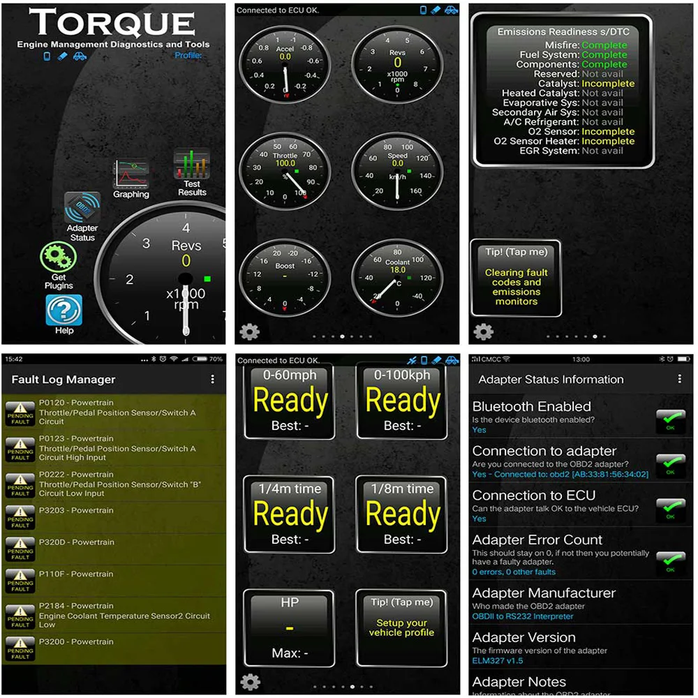 OBD2 ELM327 v1.5 Pic18f25k80 Bluetooth OBD 2 считыватель кодов автомобильный диагностический