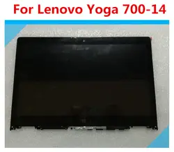 14 "для lenovo Yoga 700-14ISK 80QD светодиодный ЖК-экран дигитайзер панель в сборе