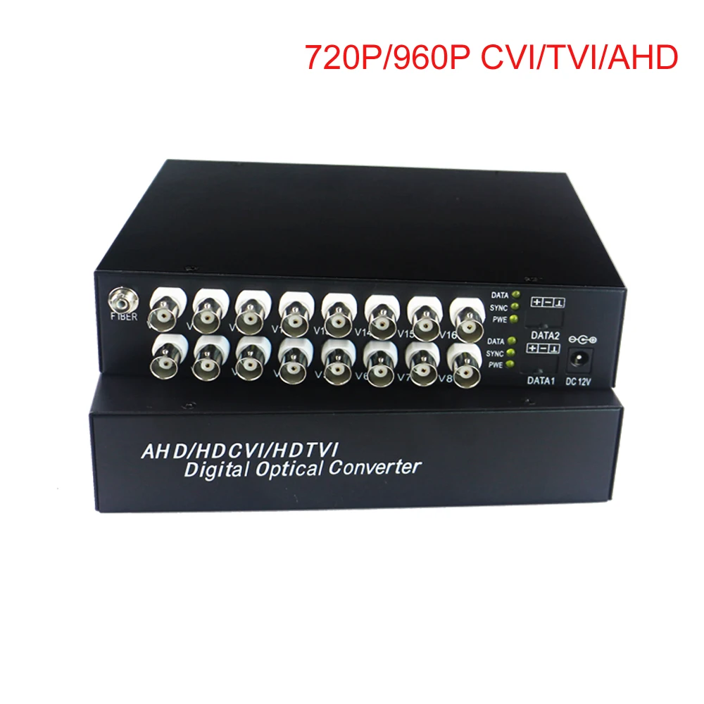 

HD Video Fiber Optical Media Converters Transmitter and Receiver for HD CCTV 960p 720p AHD CVI TVI HD Cameras