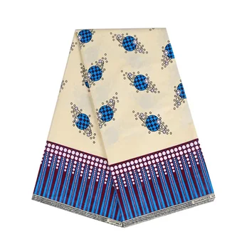 

mylb Ankara African Polyester Wax Prints Fabric 2019 Binta Real Wax High Quality 6 yards African Fabric for Party Dress
