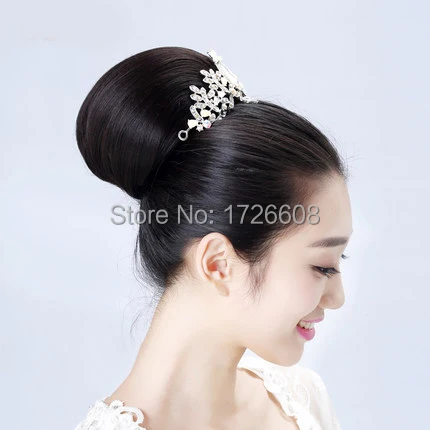 New Arrival Fake Hair Bun Comb Clip In Hair Buns Bridal Hair