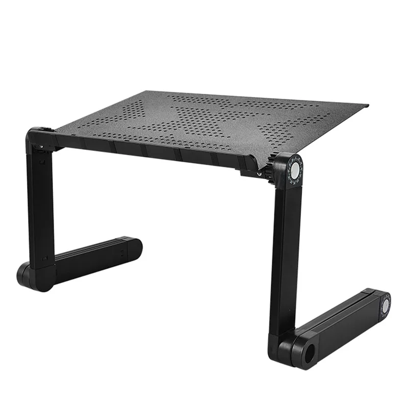 Portable 360 Degree Adjustable Computer Desk Foldable Laptop Notebook Lap PC Folding Desk Table Vented Stand Bed Tray Black Portable 360 Degree Adjustable Computer Desk Foldable Laptop Notebook Lap PC Folding Desk Table Vented Stand Bed Tray Black