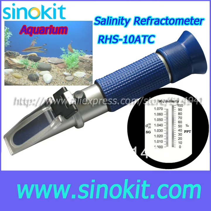 

Portable Practical Salinity Aquarium Refractometer RHS-10ATC(Blue)
