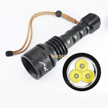 

TrustFire TR-DF003 3x Cree XM-L T6 LED Scuba Diving Waterproof Torch Swimming underwater Deep 100m