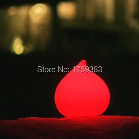 

Free shipping All Weather Remote control Dew LED round water drop glowing Light Dew Waterproof colorful LED Indoor Outdoor Lamp