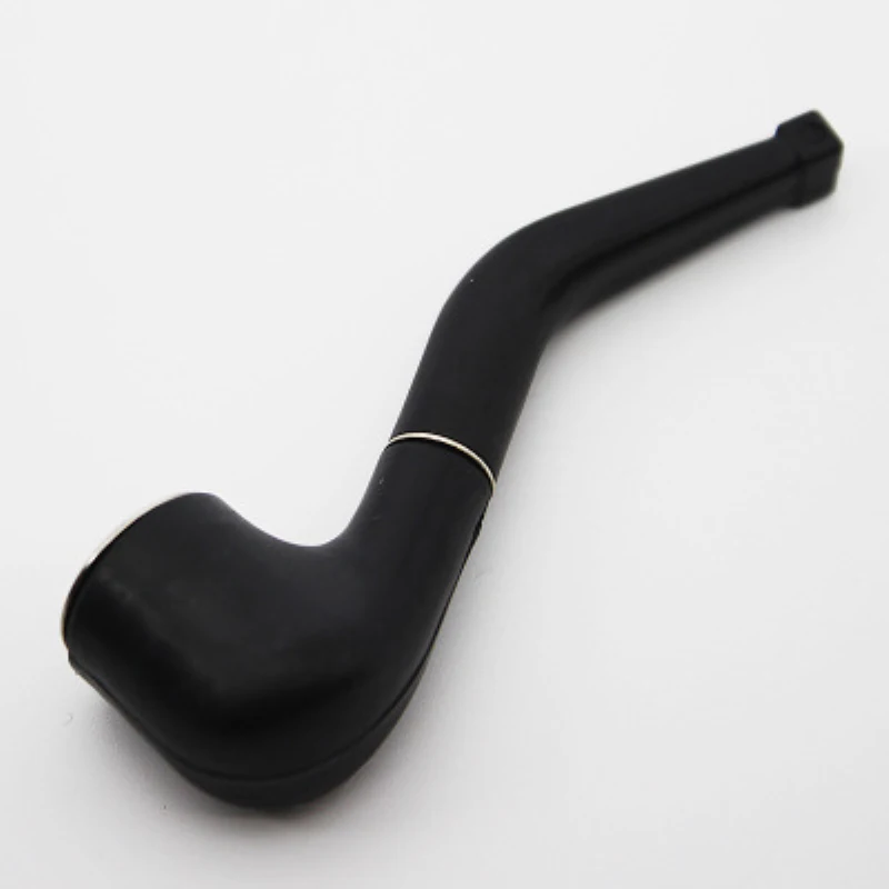 

Mini Style Resin Bent Tobacco Pipe Set Chimney Filter Smoking Cigarette Pipes Portable Cleaning Smoke Accessories For Men Gifts