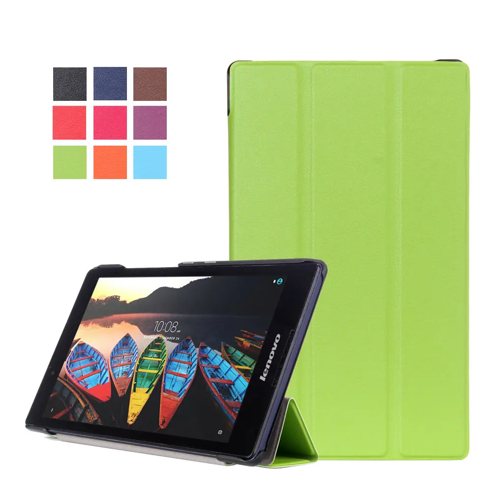Ultra Slim Flip Leather Folding Stand Cover Case For Lenovo tab2 A8 Protective skin