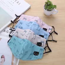 10 шт./упак. осень-зима, Осень-зима, мультяшная кошка, персональная печать, anti-pm2.5 с фильтром в обложку с популяцией