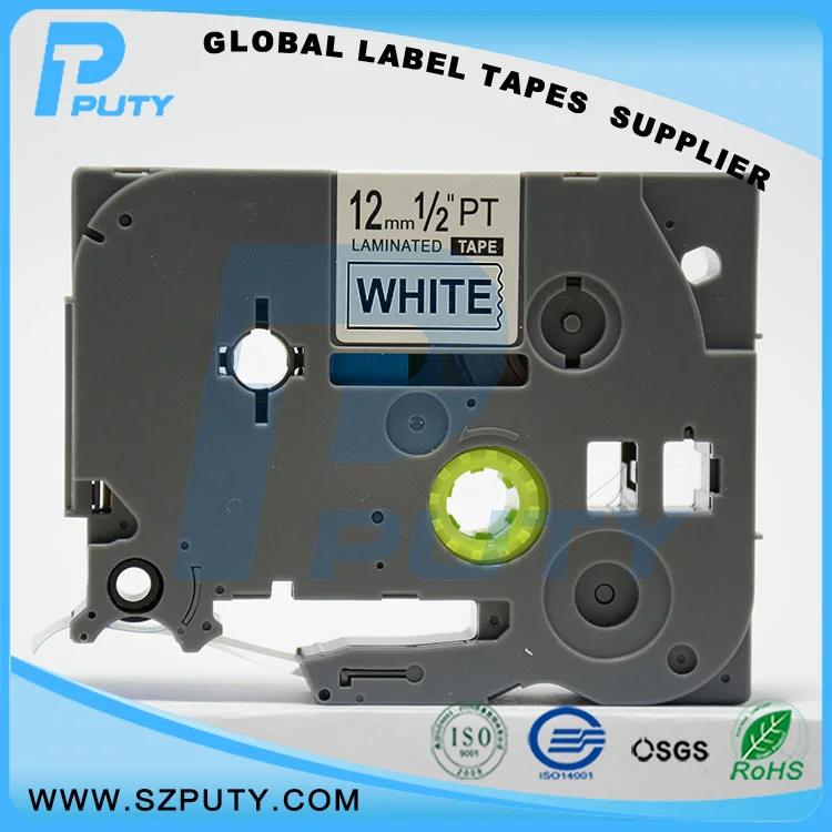 TZ-232 Red on White & 12mm