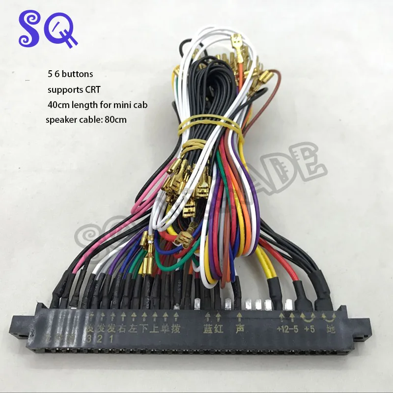 Жгут провода Jamma 28 pin jamma loom 40 см/140 см Длина джойстик Кнопка Разъем для аркадного шкафа аксессуары игры 60 в 1