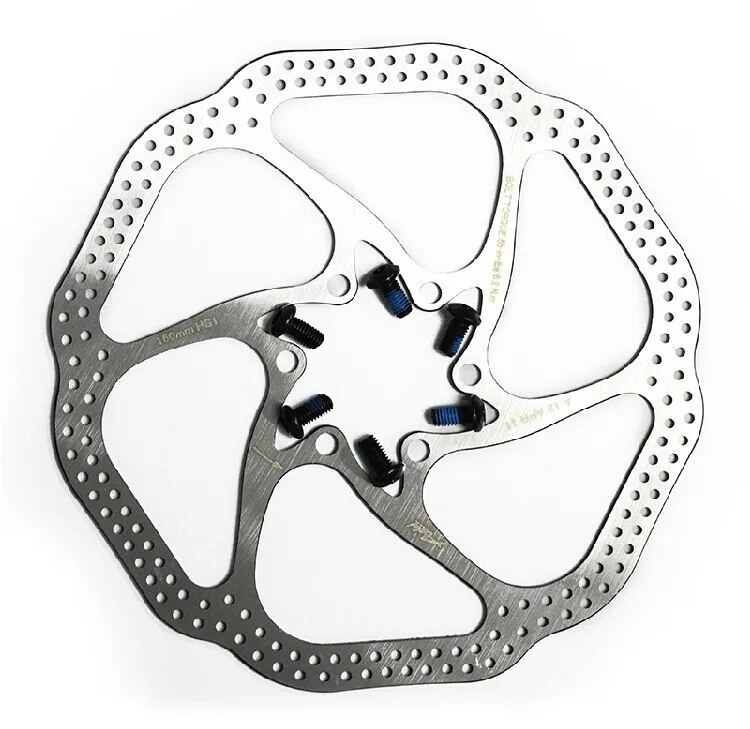 Details about   1 x Avid HS1 Brake Rotors Disc 160mm 6 Hole & 6 Bolts included MTB Road Hybrid 
