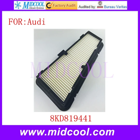 Новый салонный фильтр Кондиционер OEM 8KD819441 для Audi A4L 2.0L / B8|filter|filter cabin |