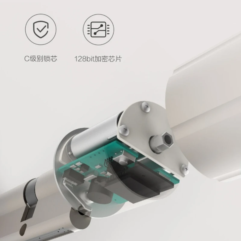 Xiaomi оригинальный умный дверной замок механическая структура шифрование чип