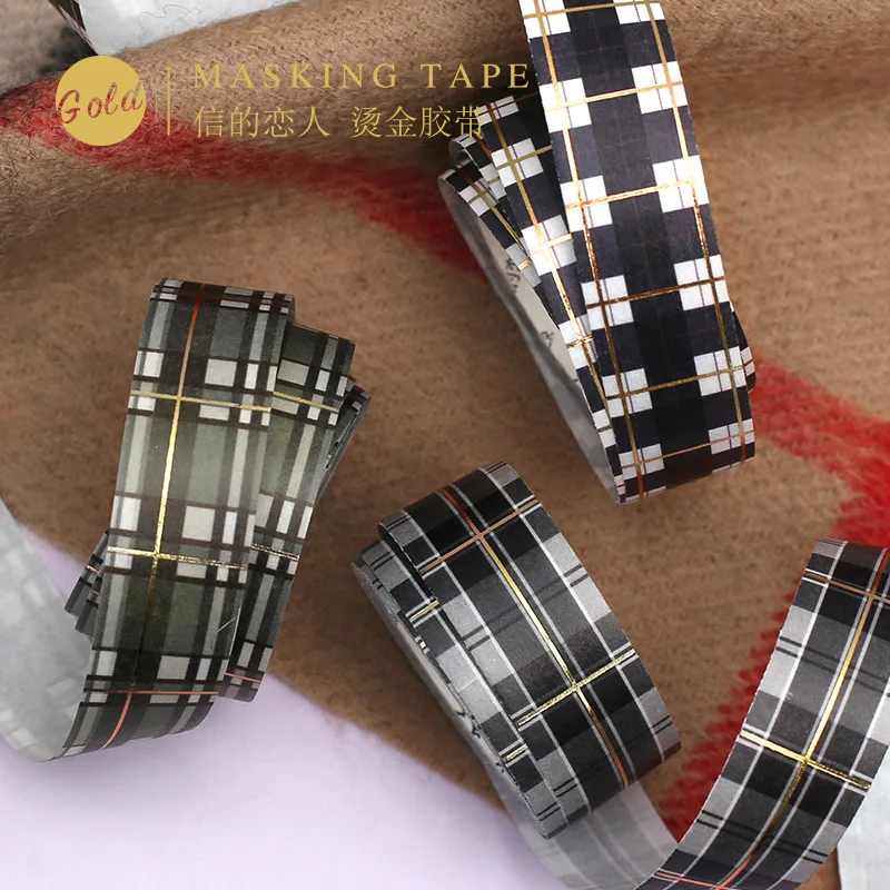 

24 pcs Vintage pattern paper washi tape Decoration Scottish masking tapes stickers scrapbooking gift Album phone Stationery F173