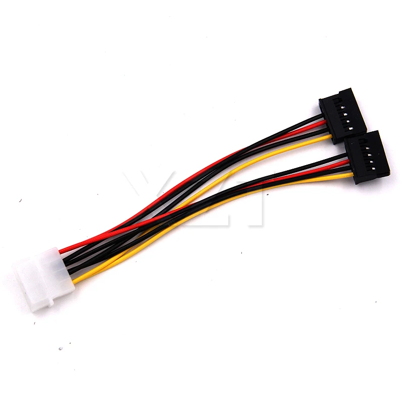 1 шт. 4 контактный IDE Molex на 2 из 15 контактных серии ATA SATA HDD кабель адаптера питания