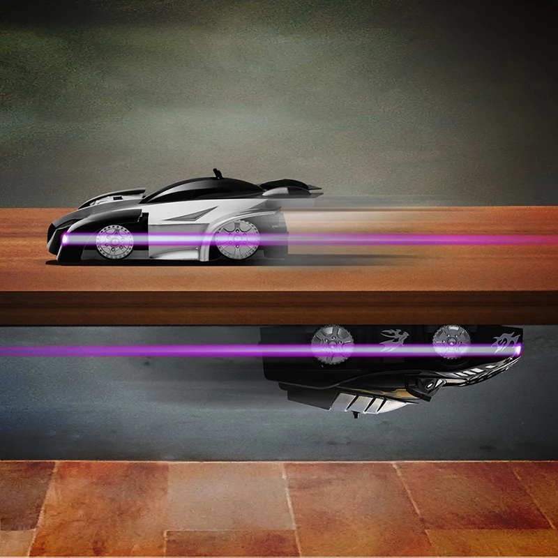Cena Mini ścianka zdalnie sterowany samochód wspinający się z LED światła pilot zdalnego sterowania 360 stopni obrót indukcyjna grawitacja samochód wyścigowy zabawki prezentowe dla dzieci