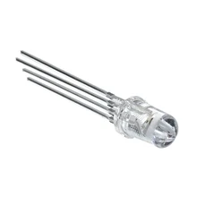 100 pcs 5mm 4 pin RGB LED Common Anode Red Green Blue