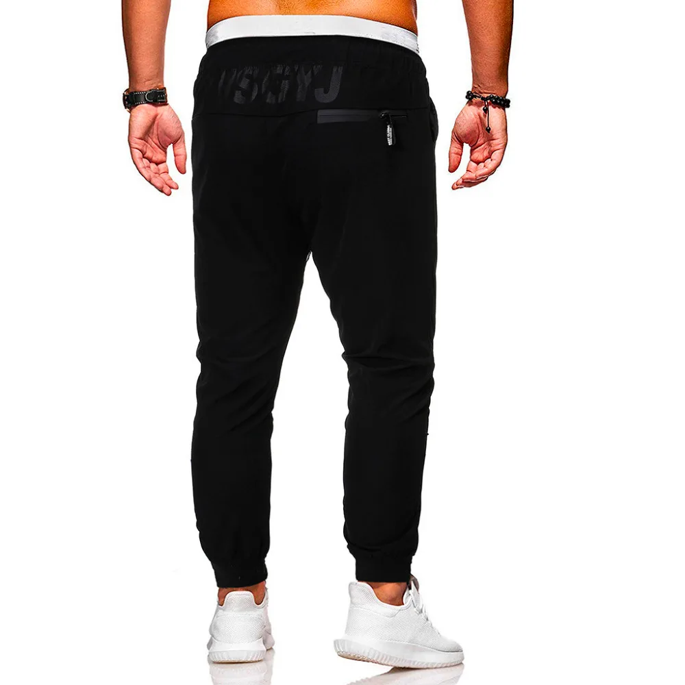 2019 Summer fashion harem pants men trousers outdoor fitness running jogging pants men Non-slip quick-drying sport pants 40J6 (6)