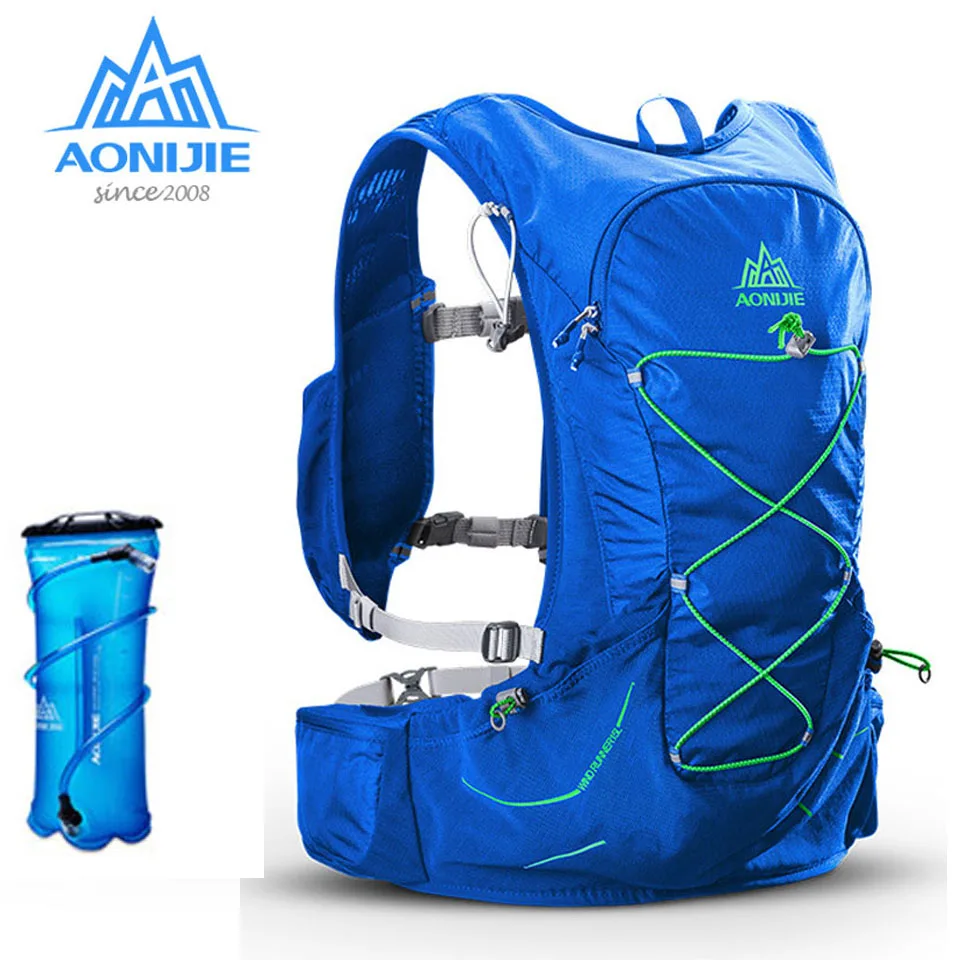 

AONIJIE Sport 15L Outdoor Sports Lightweight Running Backpack with 3L Water Bladder Men Women Marathon Cycling Hiking Bag