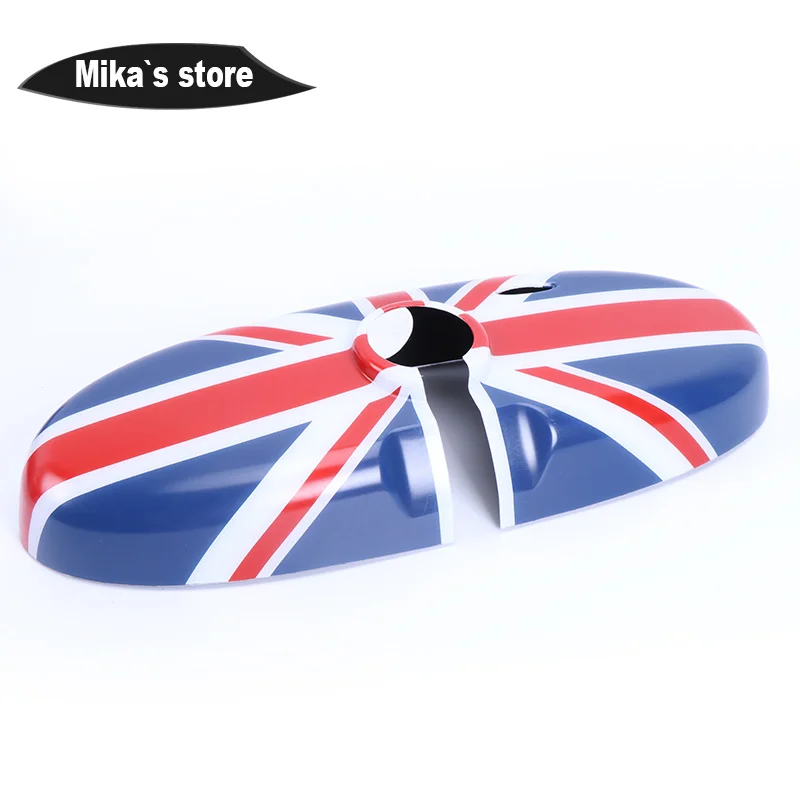 Union Jack Interior Mirror Cover Shell Sticker Protective Case For Mini Cooper R55 R56 R60 R61 Countryman Car-styling Accessorie