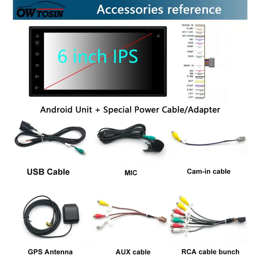 Perfect 6" IPS 8Core 4G +64G Android 9.0 Universal Car DVD Radio GPS Navi For Nissan Frontier Navara Murano Trepang Micra Patrol CarPlay 4