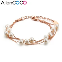 Envío Libre de corea Cadena de Clavícula Para Las Mujeres de Cadena Doble Encanto Simulado Perla Redonda Collar de Perlas Largo Collar de la Tira