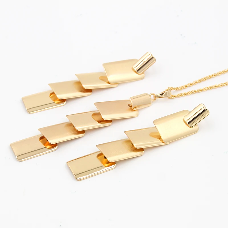 Sunny Jewelry модные ювелирные изделия 2018 серьги кулон ожерелье Ювелирные наборы для