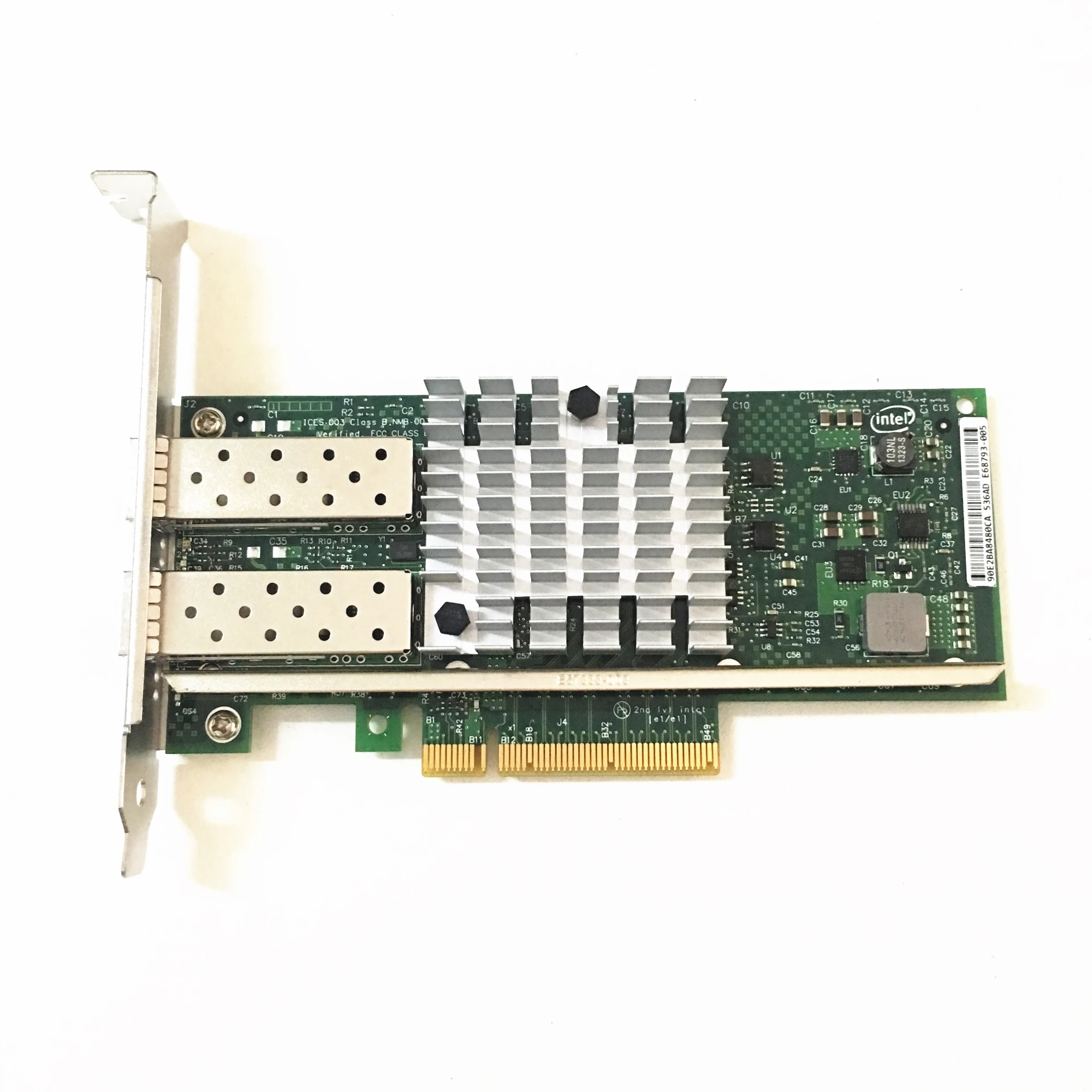 Китайский OEM блок/третьи вечерние новые 82599ES 10 Гбит/с двухпортовый PCI-E для intel X520-DA2 E10G42BTDA Ethernet серверный адаптер