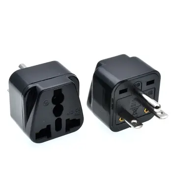

Universal World to North American US NEMA 6-15P Electrical Plug Adapter convert UK/EU/US/AU/China/Japan.... WT