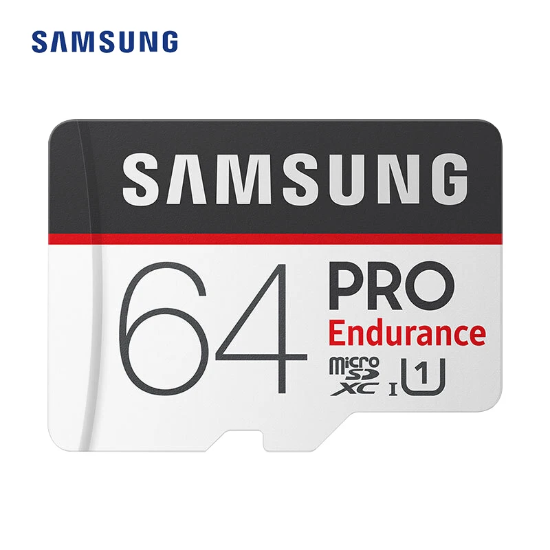 Карта памяти Samsung Original PRO Endurance до 100MBs 128 Гб 64 ГБ 32 ГБ Micro sd-карта SDXC SDHC Class 10 C10 UHS-I Flash Microsd - Емкость: 64 ГБ