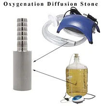 Homebrew оксигенационный камень для диффузии 0,5 и 2 микрон стали газирования пива аэрации для пивного вина инструменты Бар