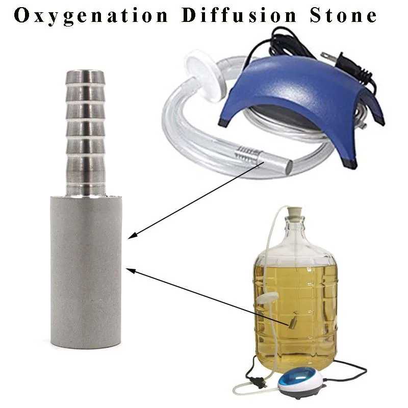 Homebrew Oxygenation Diffusion Stone 0.5 and 2 Micron Steel Beer