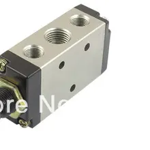 1 шт. 5 портов 2 pos 1/" Нормально закрытый ручной воздушный клапан ручной возврат 4R210-08