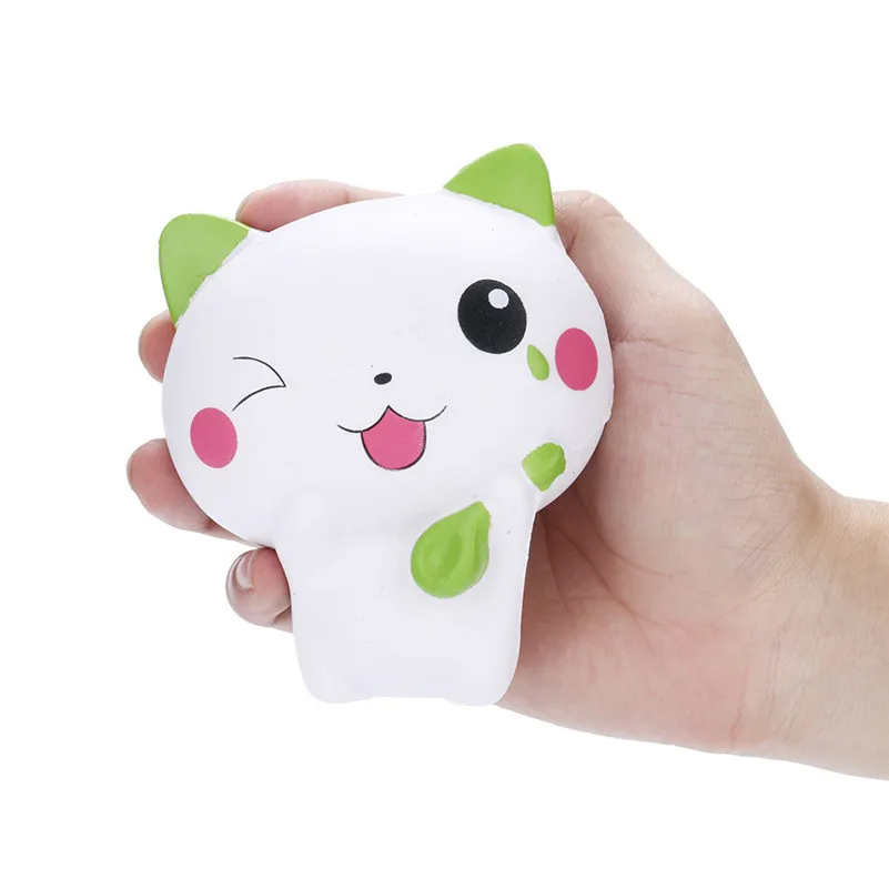 1 шт. мягкое jumbo Kawaii Cat Мягкий медленно поднимающийся крем Ароматизированная игрушка для снятия стресса GifttToy для детей A1